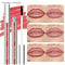 Tear Off Lip Liner Peel Off Lip Liner Matte Smudge Free Hook And Loop Lip Pencil Long Lasting Makeu 3