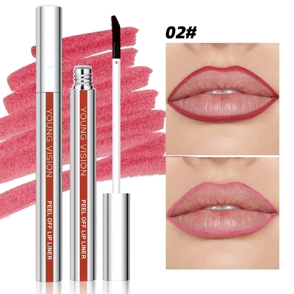 Tear Off Lip Liner Peel Off Lip Liner Matte Smudge Free Hook And Loop Lip Pencil Long Lasting Makeu 6