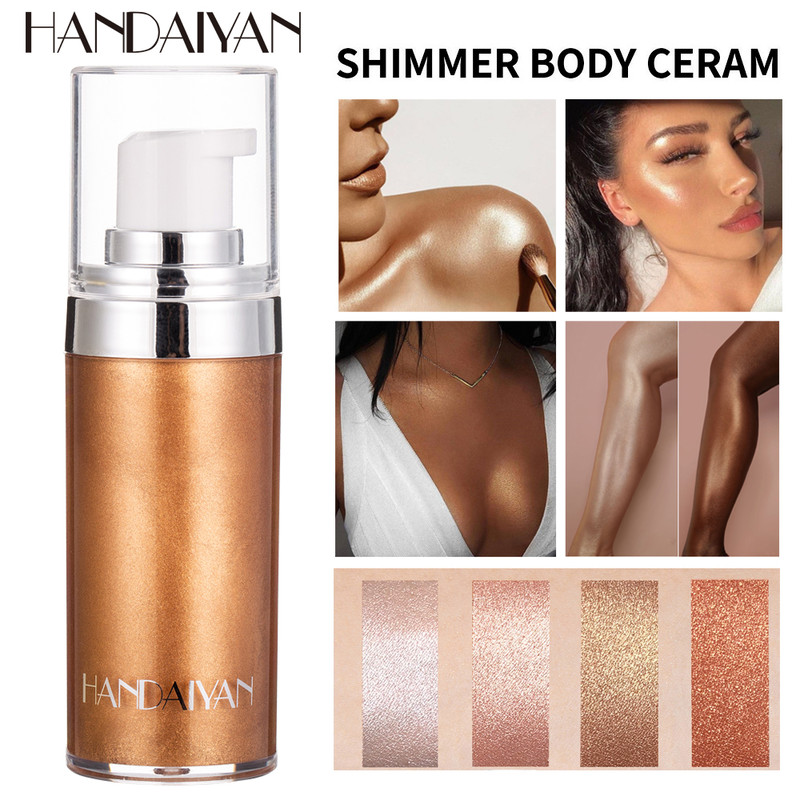 Face Highlighter Lotion Summer Beach Sexy Full Body Glow Waterproof Body Highlighter Shimmer Skin I 2
