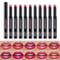 Slant Mouth Pearlescent Twist Up Lipstick Swivel Slant Mouth Design Long Lasting Color Lip Gloss 10 1