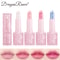 Colorful Changing Thermochromic Pink Three Diamond Crystal Lipstick, Waterproof Long Lasting Moisturising Lip Colour