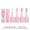 Colorful Changing Thermochromic Pink Three Diamond Crystal Lipstick, Waterproof Long Lasting Moisturising Lip Colour