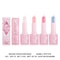 Colorful Changing Thermochromic Pink Three Diamond Crystal Lipstick, Waterproof Long Lasting Moisturising Lip Colour