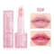 Colorful Changing Thermochromic Pink Three Diamond Crystal Lipstick, Waterproof Long Lasting Moisturising Lip Colour