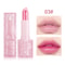 Colorful Changing Thermochromic Pink Three Diamond Crystal Lipstick, Waterproof Long Lasting Moisturising Lip Colour