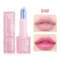 Colorful Changing Thermochromic Pink Three Diamond Crystal Lipstick, Waterproof Long Lasting Moisturising Lip Colour