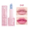 Colorful Changing Thermochromic Pink Three Diamond Crystal Lipstick, Waterproof Long Lasting Moisturising Lip Colour