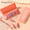 Orange Water Sample Lip Glaze Lipstick Set Moisturizing Vibrant Lip Gloss Lip Gloss Dye Lipstick Gi 0