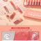 Orange Water Sample Lip Glaze Lipstick Set Moisturizing Vibrant Lip Gloss Lip Gloss Dye Lipstick Gi 4