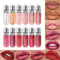 Mirror Fine Flash Liquid Lipstick, Pearlescent Color Lip Gloss, Waterproof Sweatproof, Non-Stick Cup Lip Gloss