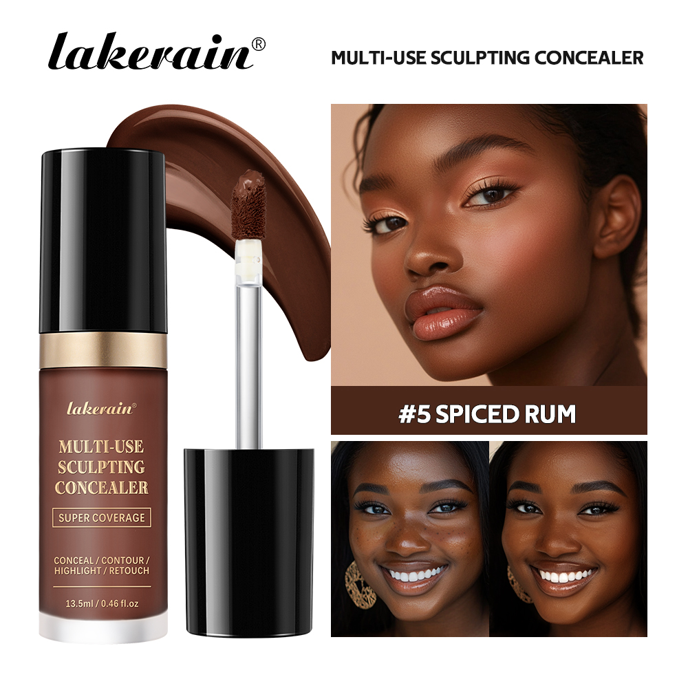 Multipurpose Concealer Natural Finish, Brighten Skin Tone, Cover Dark Circles, Lightweight Liquid Concealer for Skin