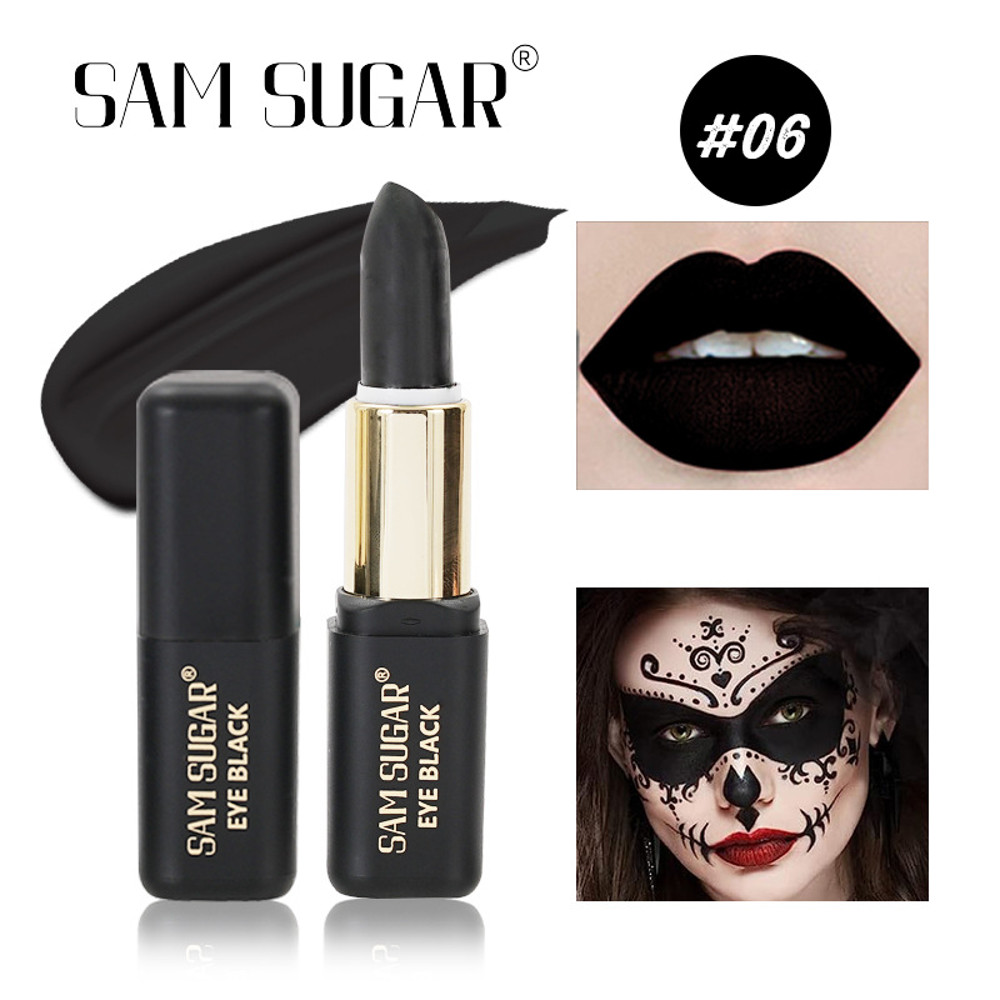 Halloween Dark Lip Glaze Matte Waterproof Lipstick LongLasting NonStick Formula Olive Green Shades 10