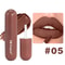 Matte Non Stick Chocolate Lip Gloss, Long Lasting Easy Color Velvet Finish, Waterproof Glaze for Smooth Hydrated Lips