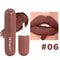 Matte Non Stick Chocolate Lip Gloss, Long Lasting Easy Color Velvet Finish, Waterproof Glaze for Smooth Hydrated Lips