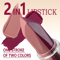 2 In 1 Lip Liner Lipstick Waterproof Matte Lip Combo Pencil Tapered Sharp End LongLasting Lipliner 2