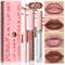 3 In 1 Doe Lips Matte Lip Liner Lip Gloss Lip Oil Waterproof Long Lasting Formula Nonflaking Finish 11