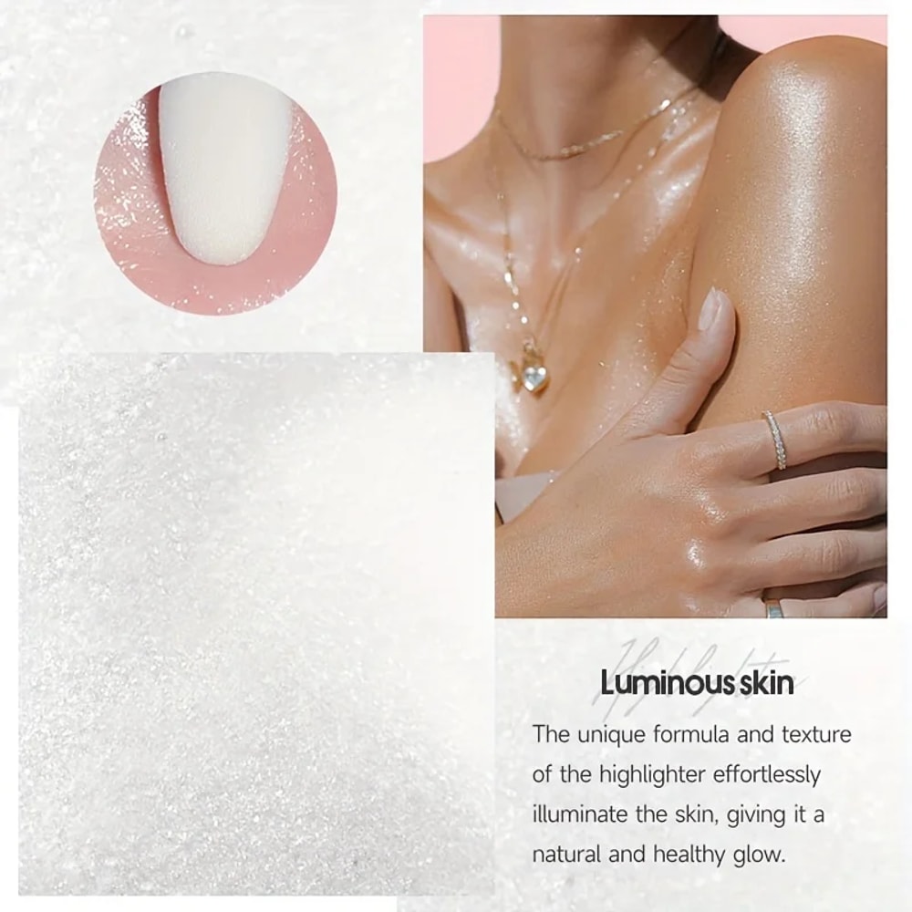 Shimmer Fairy Powder White Purple Blue Loose Highlighter Face Body Glitter Wand Makeup Bronzer Illu 1