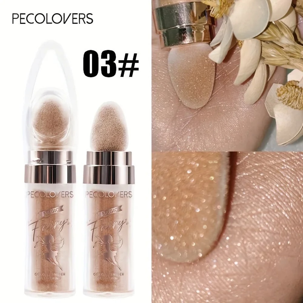 Shimmer Fairy Powder White Purple Blue Loose Highlighter Face Body Glitter Wand Makeup Bronzer Illu 7