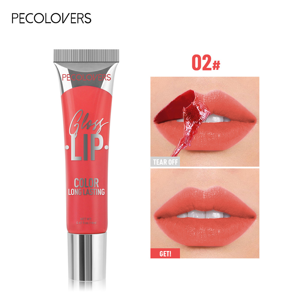 Peel Off Tattoo Multi Color Lip Gloss Waterproof Long Lasting Matte Lip Gloss Red Contour Peel Off 9