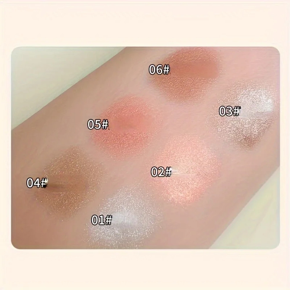 Metallic Doublehead Eyeshadow Diamond Shimmer Highlighter Stick Ultra Pigmented Long Lasting Pencil 2