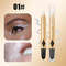 Metallic Doublehead Eyeshadow Diamond Shimmer Highlighter Stick Ultra Pigmented Long Lasting Pencil 8