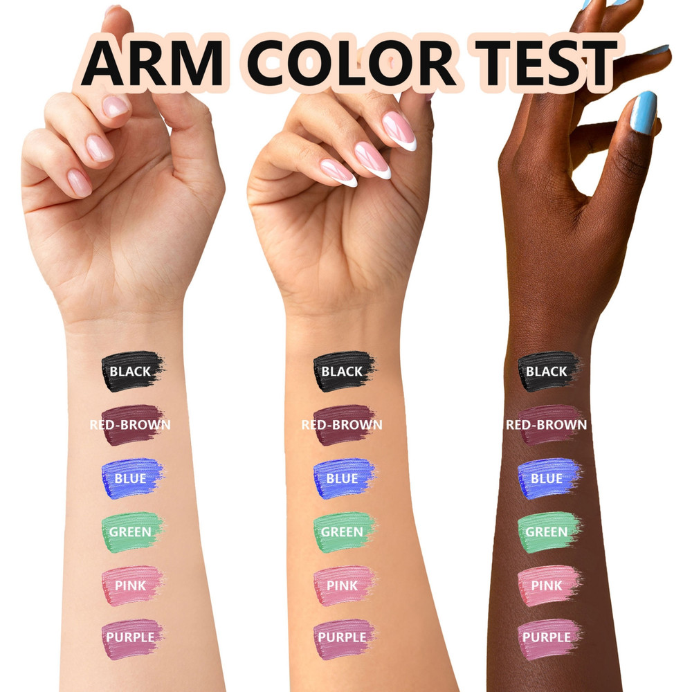 Long-lasting Waterproof Mascara, Anti-fouling for Full Eyelashes, Festival and Stage Makeup, Smudge Proof Volume Boost