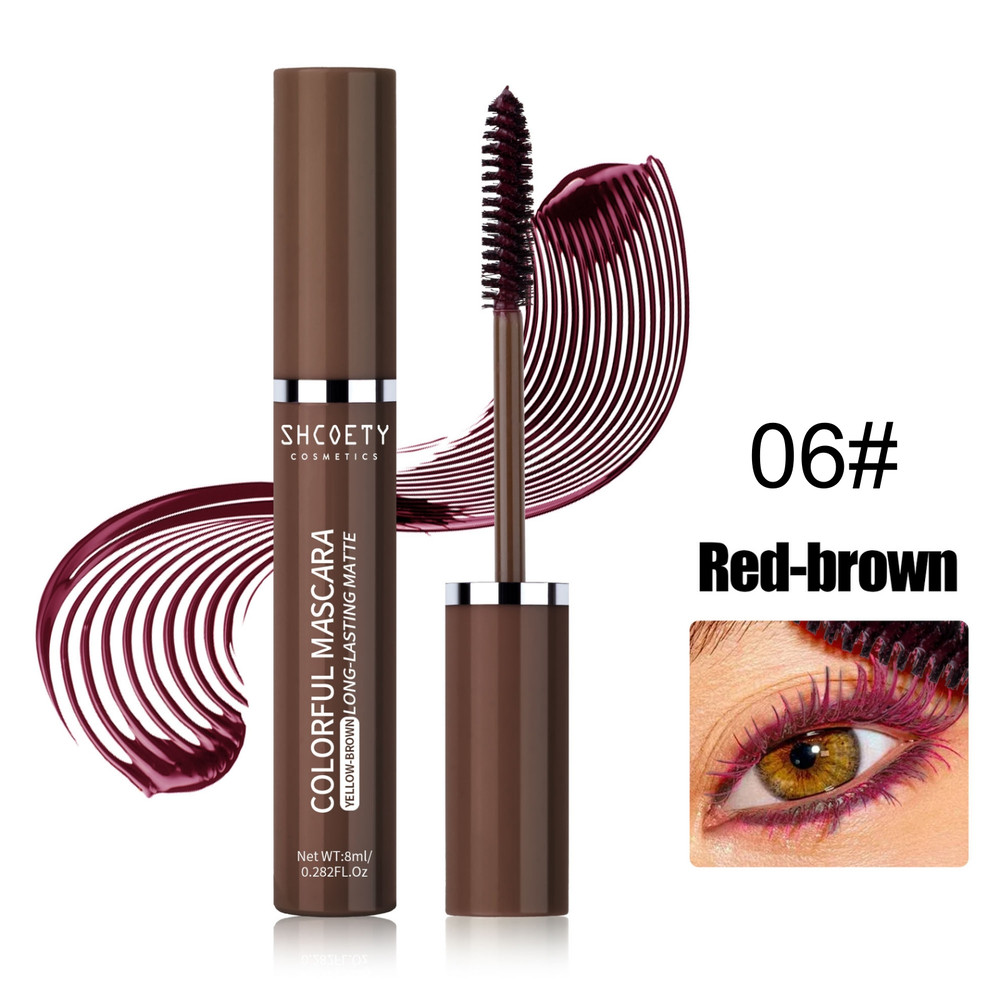 Long-lasting Waterproof Mascara, Anti-fouling for Full Eyelashes, Festival and Stage Makeup, Smudge Proof Volume Boost