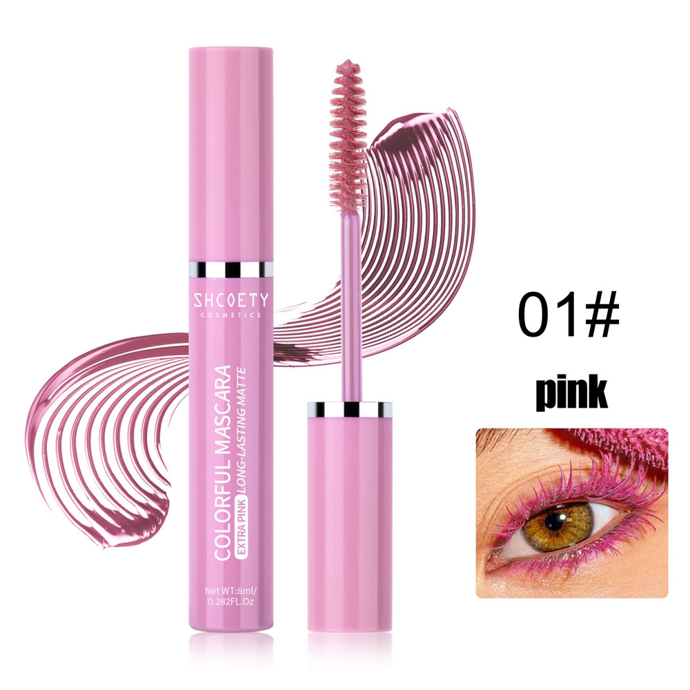 Long-lasting Waterproof Mascara, Anti-fouling for Full Eyelashes, Festival and Stage Makeup, Smudge Proof Volume Boost