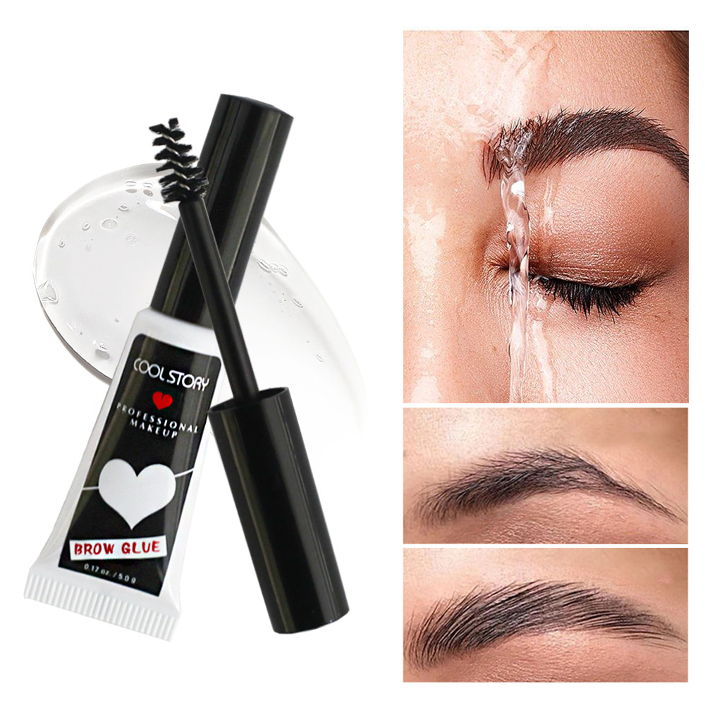 Eyebrow Shaping Gel Transparent Waterproof Eyebrow Shaping Gel Natural Long Lasting 3D Eyebrow Enha 3