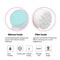 3D Double Silicone Facial Cleansing Brush Manual Massage Facial Brush Soft Bristles Exfoliator Doub
