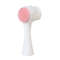 3D Double Silicone Facial Cleansing Brush Manual Massage Facial Brush Soft Bristles Exfoliator Doub