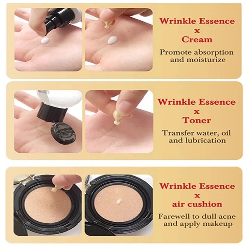 Placenta Capsules Serum Spot Acne Remover Whitening Face Serum Anti Wrinkle Firming Brighten Skin C 4