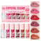 Water Gloss Jelly Lip Oil 6Piece Set Plumping Hydrating Base Long Lasting Moisture Lip Treatment Pr 0