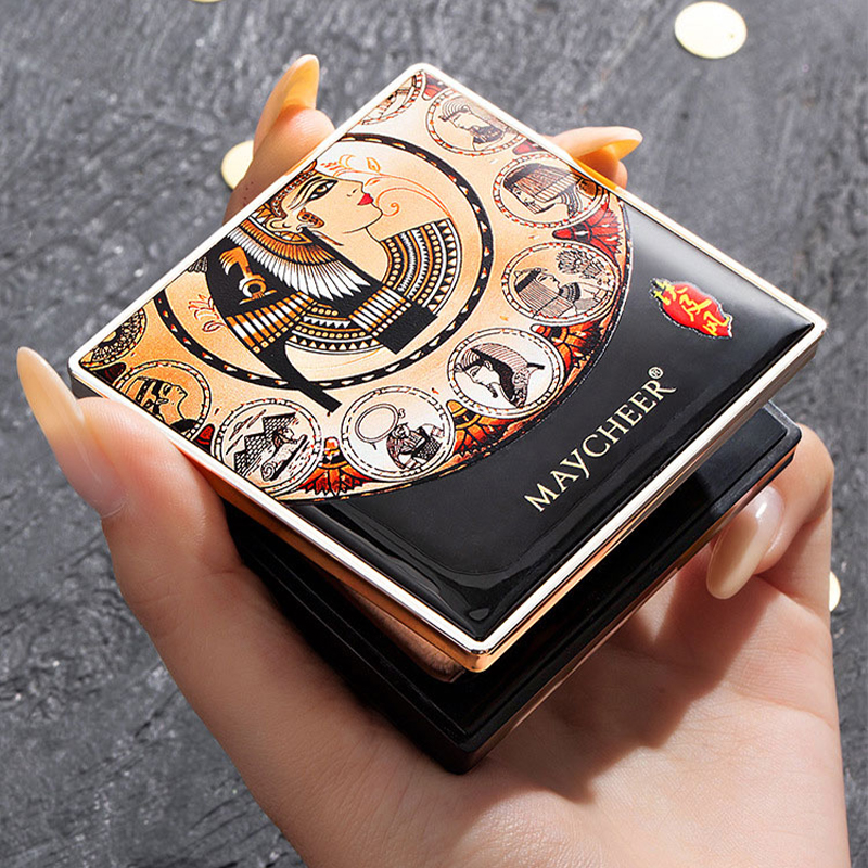 Waterproof Egyptian Style Oil Control Powder, White Makeup Free Concealer, Moisturizing, Long Lasting Shine Free