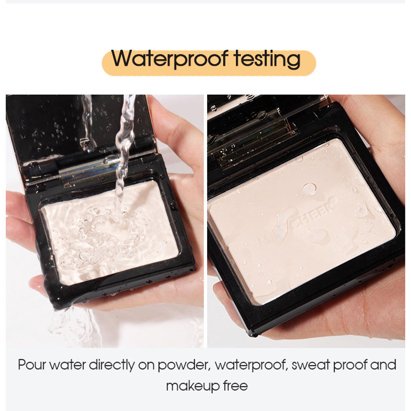 Waterproof Egyptian Style Oil Control Powder, White Makeup Free Concealer, Moisturizing, Long Lasting Shine Free