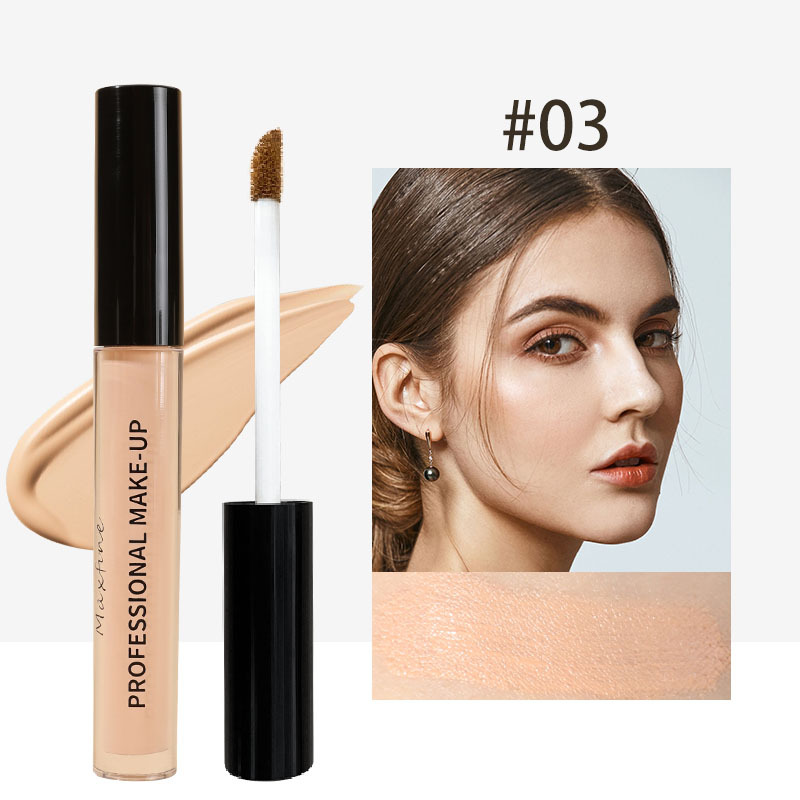 Long-Lasting Moisturizing Concealer Liquid Foundation, Full Coverage, Waterproof, Sweat-Proof, Easy Blend, Natural Look