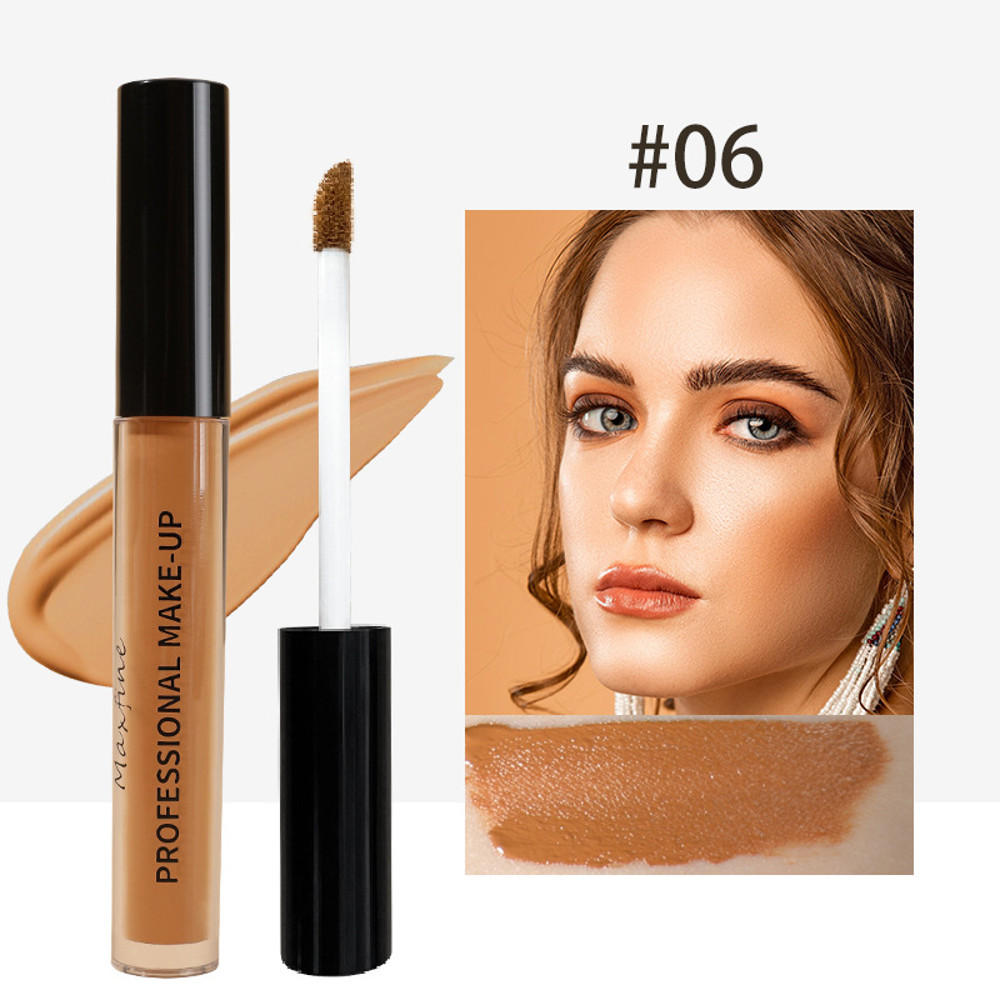 Long-Lasting Moisturizing Concealer Liquid Foundation, Full Coverage, Waterproof, Sweat-Proof, Easy Blend, Natural Look