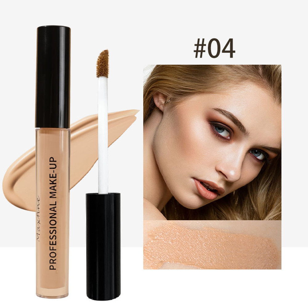 Long-Lasting Moisturizing Concealer Liquid Foundation, Full Coverage, Waterproof, Sweat-Proof, Easy Blend, Natural Look
