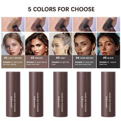 hair building repair stick pen, thicker fuller looking hair fibers, root eyebrow filler, 6 shades for men and women