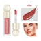 Liquid Blush Matte Palette, Real Makeup Blush Stick, Creamy Pink Face Color, Multi-use Eyeshadow Lip Tint, Long-lasting