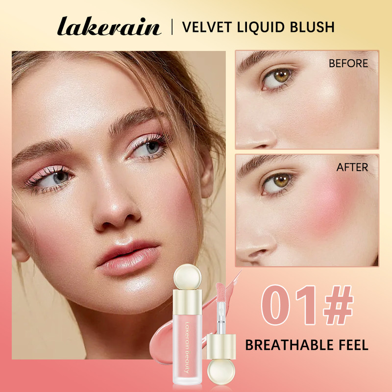 Liquid Blush Matte Palette, Real Makeup Blush Stick, Creamy Pink Face Color, Multi-use Eyeshadow Lip Tint, Long-lasting