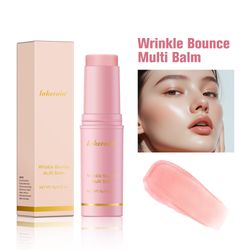multi balm collagen, moisturizing wrinkle bounce stick, brighten dull skin, elasticity boost for eyes neck