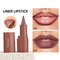 Tapered Gradient Lip Liner, Matte Waterproof Lipstick, Non Sticky Contouring, Tint Lipliner Crayon, Lip Makeup