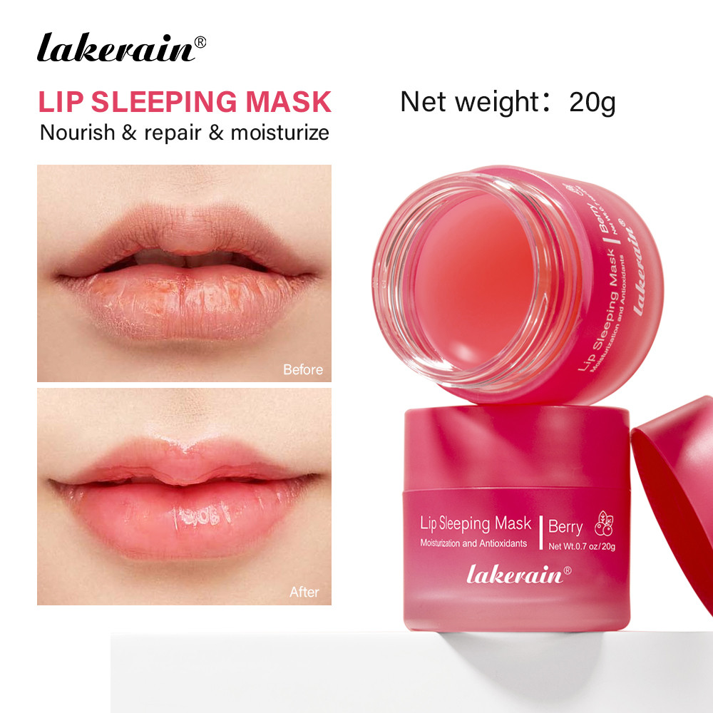Moisturizing Lip Mask, Night Sleeping Lips Care, Maintenance Fades Lip Lines, Relieves Lipitis, Hydrate and Renew