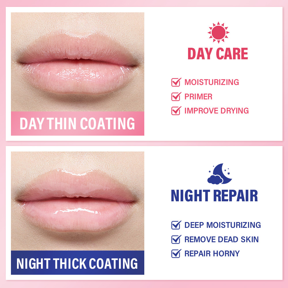 Moisturizing Lip Mask, Night Sleeping Lips Care, Maintenance Fades Lip Lines, Relieves Lipitis, Hydrate and Renew