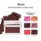 Blush Matte Natural Cheek Tint, Waterproof Face Contouring Cosmetics, Soft Female Blush Powder to Brighten Face