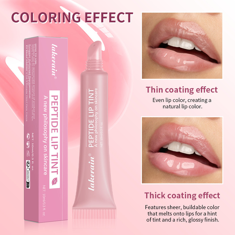 Long-lasting Moisturizing Lip Gloss, Transparent Lipstick Color, Lip Glaze Cosmetics, 4 Colors, Phone Case Friendly
