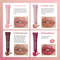 Long-lasting Moisturizing Lip Gloss, Transparent Lipstick Color, Lip Glaze Cosmetics, 4 Colors, Phone Case Friendly