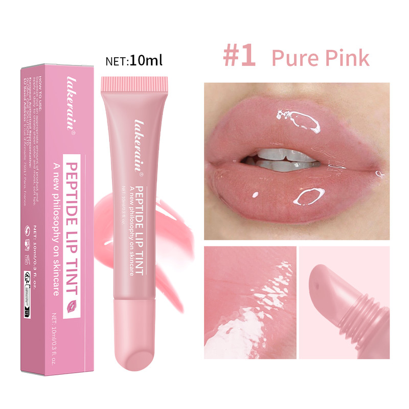 Long-lasting Moisturizing Lip Gloss, Transparent Lipstick Color, Lip Glaze Cosmetics, 4 Colors, Phone Case Friendly