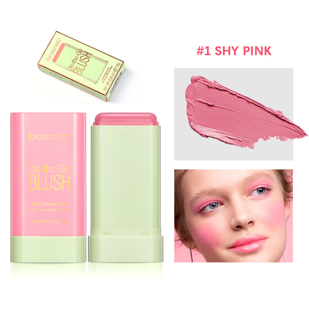 Tinted Moisture Blush Stick Cheek Blusher Cosmetics 3 In 1 Makeup Tube For Lips Eyes Cheeks Glow Bl 6